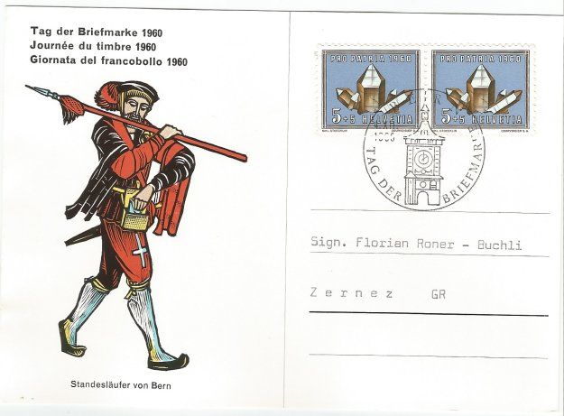 Tutti i francobolli: Sonderstempel Tag der Briefmarke 1960 – Usato da Davos Platz venduto da ils_magliachognas