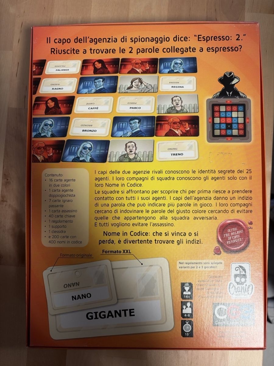 Spiele: Nome in Codice XXL – Neu und originalverpackt aus Chiasso von Chibichan 2
