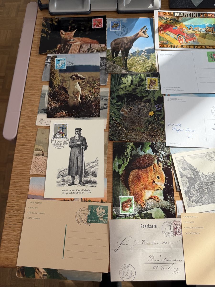 Cartoline postali: 100 AK/PK und Maximumkarten Schweiz ab Alt – Usato da Murgenthal venduto da Tina_4055 5
