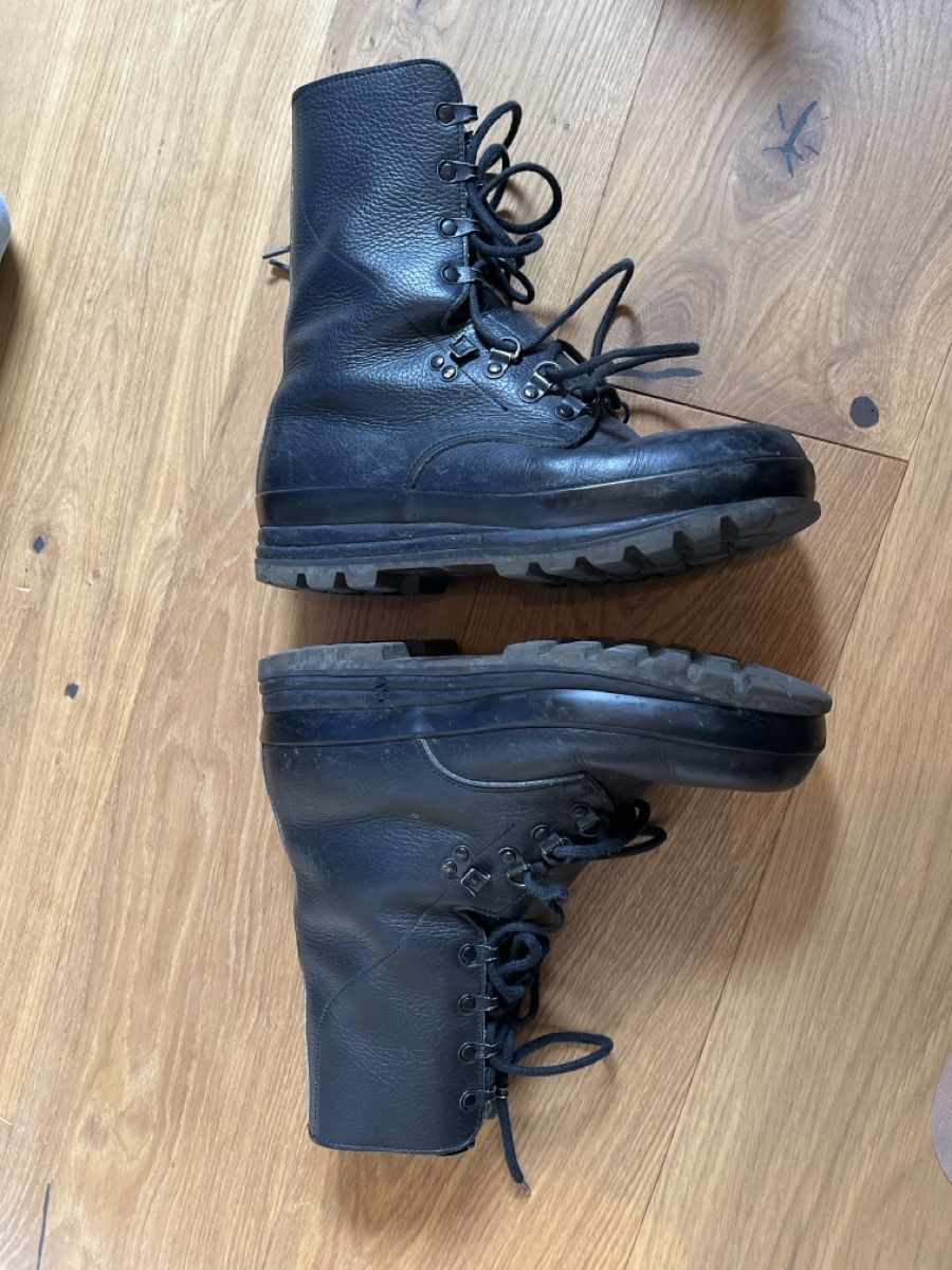 Scarpe da uomo: Armee Stiefel, Echt Leder, Top Zustand – Usato da Termen venduto da Chammer 1