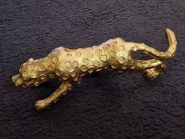 Kleiner Leopard / Gepard Gold Matt