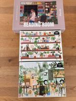 3er-Set Puzzle Pflanzen und Bücher (1000 Teile)