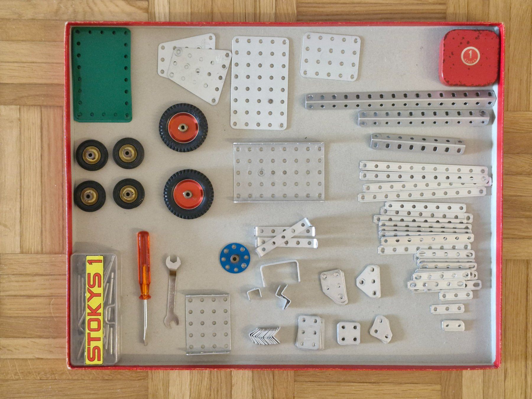 Stokys Kit di costruzioni: Stokys Baukasten 0 und 1 – Usato da Bassersdorf venduto da brunneremil 3
