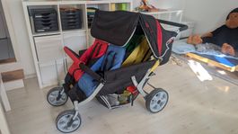 Kinderwagen Zwillingswagen Familieo 4 Räder guter Zustand