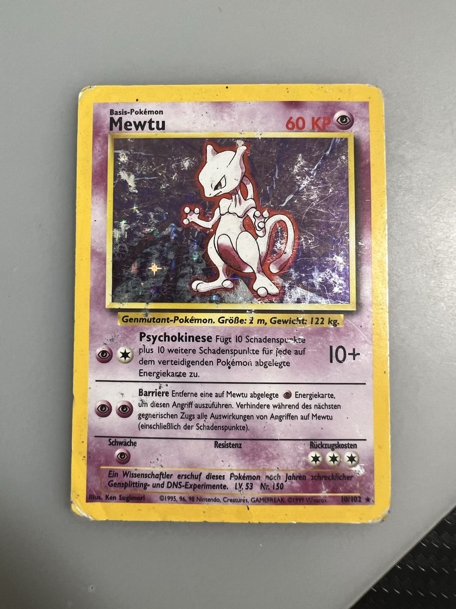 Pokémon Sammelbilder & Trading cards: Mewtu  – Gebraucht aus Muttenz von Michugee97