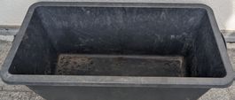 Pflanzkasten Kunststoff schwarz gebraucht