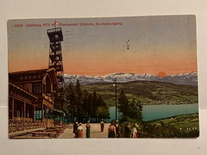 Cartoline postali: 2 alte Ansichtskarte Uetliberg und Utokulm – Usato da Bauma venduto da Baumer71 1