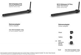 Tune DC12 Hinterrad-MTB-Steckachsenspanner, Schwarz, E-Thru