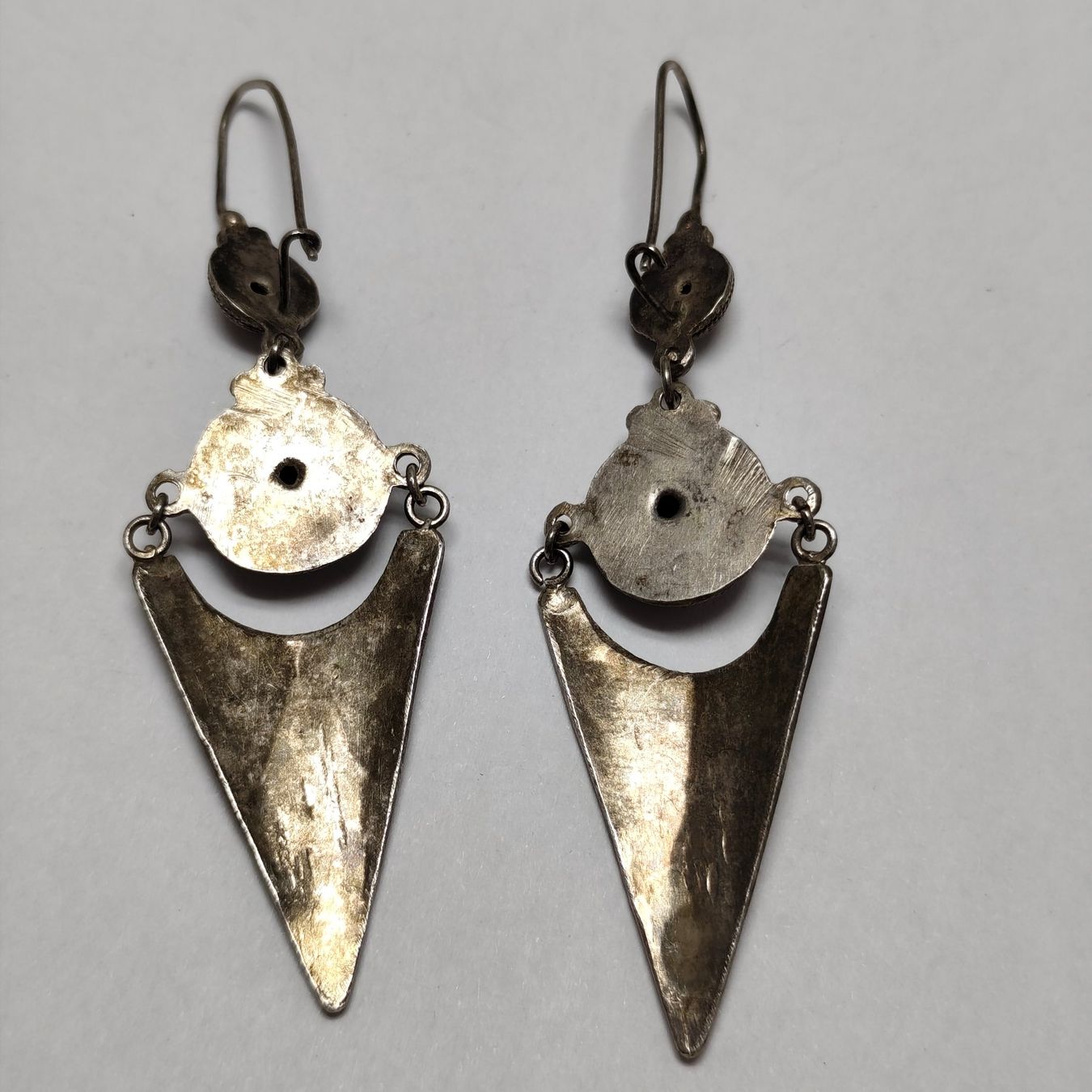 Orecchini pendenti & Orecchini a lobo: Vintage Ethno Silber-Ohrhänger Türkis,  A1 – Usato da Châtelaine venduto da Tropic.Watch2 5