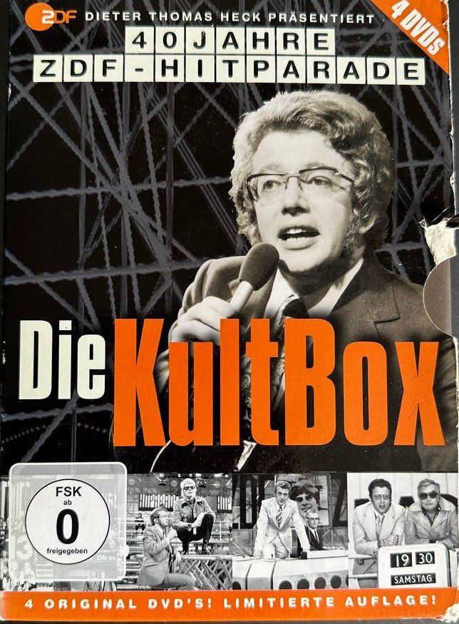 Tutti i DVDs: ZDF Hitparade KultBox - 4 DVDs - Limitierte Auflage! – Usato da Beringen venduto da Mantafisch1