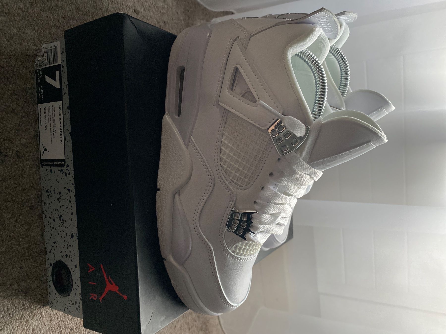 Jordan Scarpe da uomo: Jordan 4 pure money NEU! – Nuovo e nell'imballaggio originale da Herisau venduto da Rdavidson 3