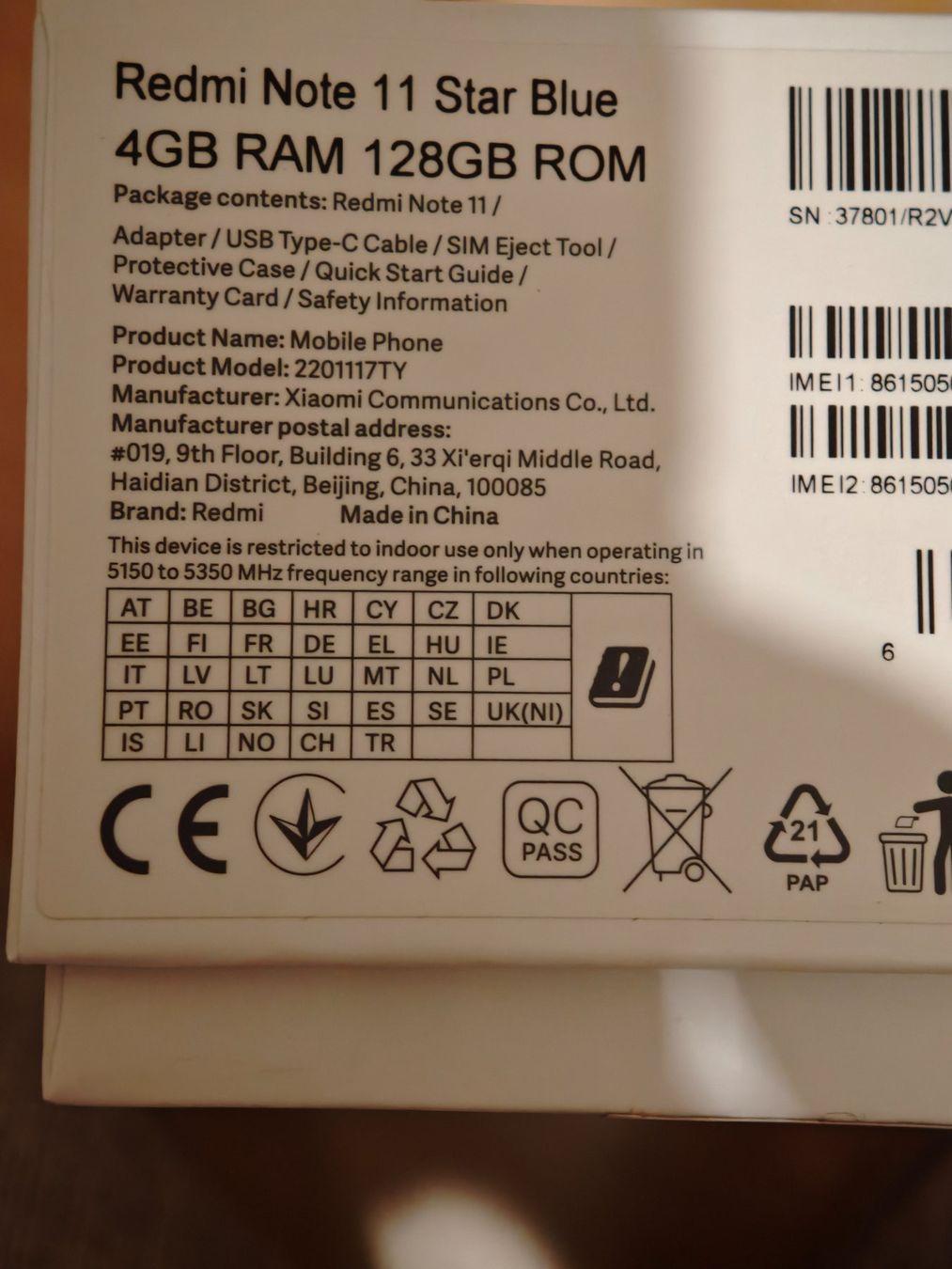 Xiaomi Telefoni cellulari / Smartphones: Xiaomi Redmi Note 11 - Inkl. Zubehör! – Usato da Gunzgen venduto da 0Aurin0 4