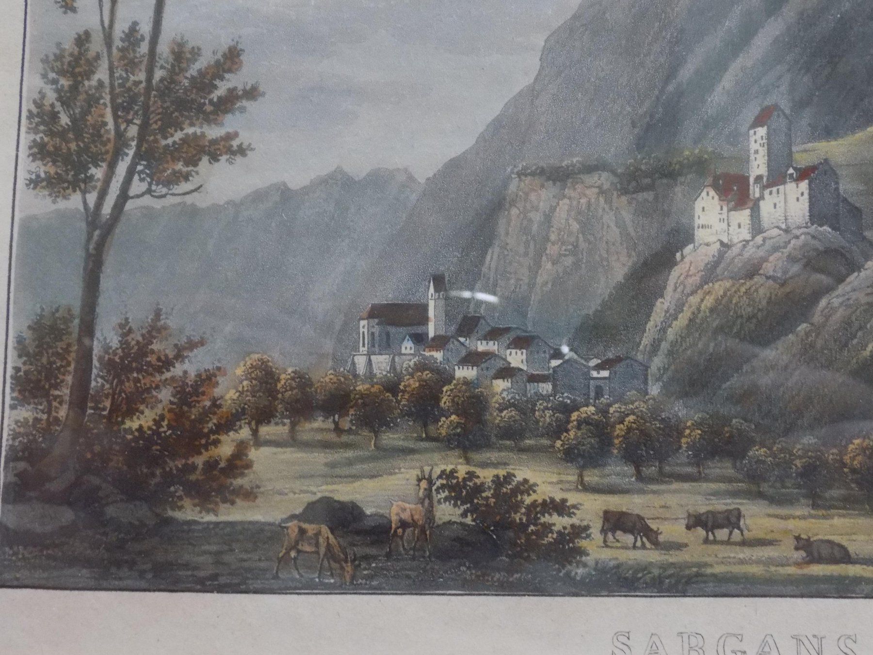 Gravures: Sargans Goldrahmen – D'occasion à Risch par Antikfee 3