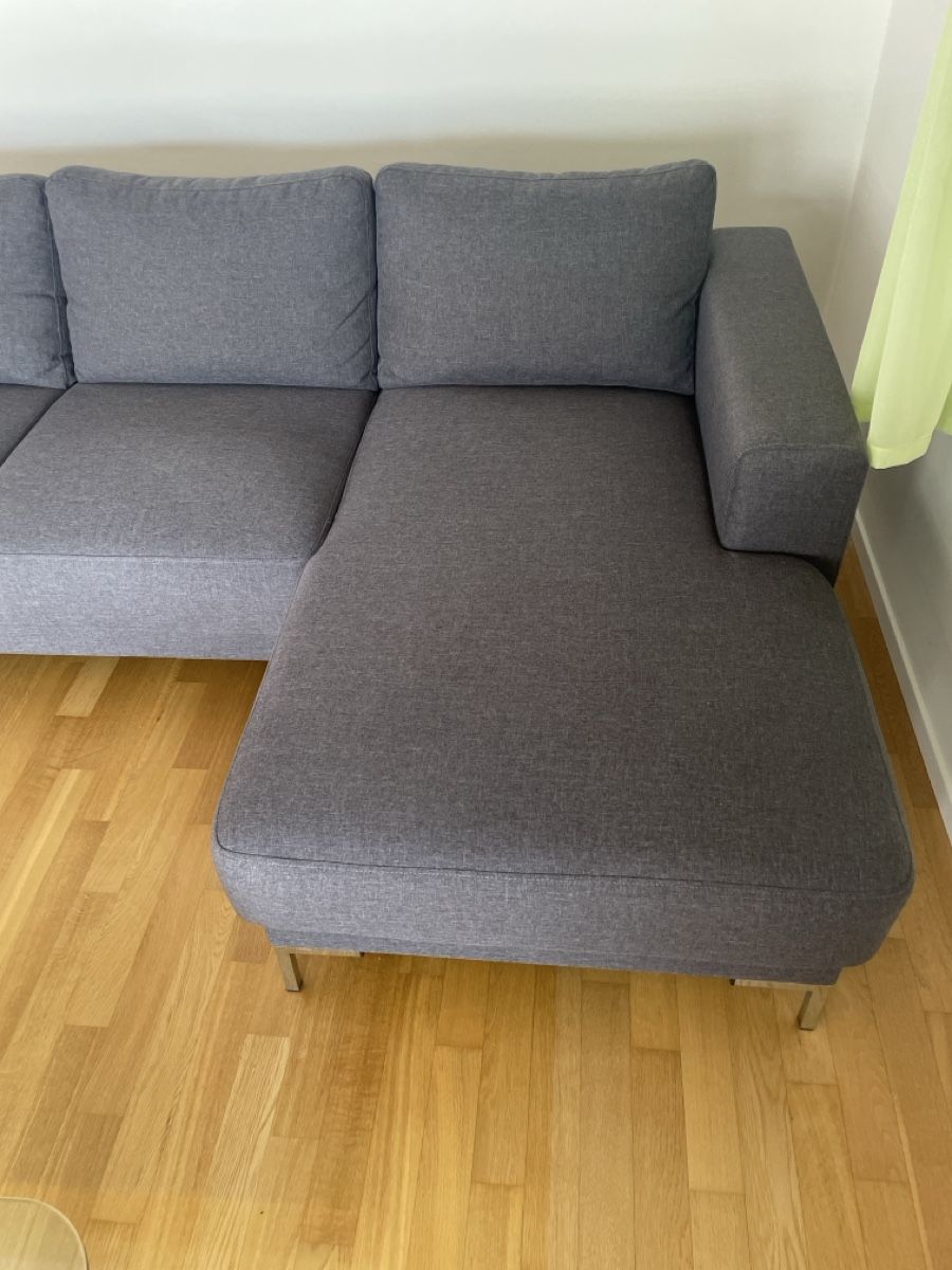 Sofas: Ecksofa grau Stoff – D'occasion à Spreitenbach par Gloxinia 1