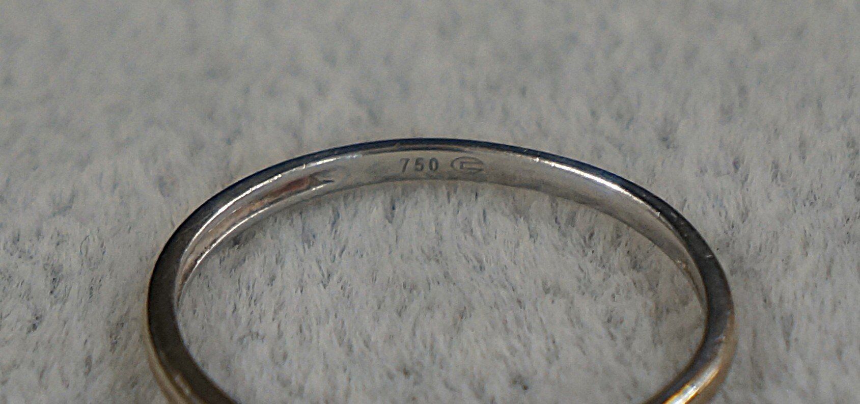 Anelli: Weissgold Ring 750 18K – Usato da Basel venduto da bk_brockibasel 2
