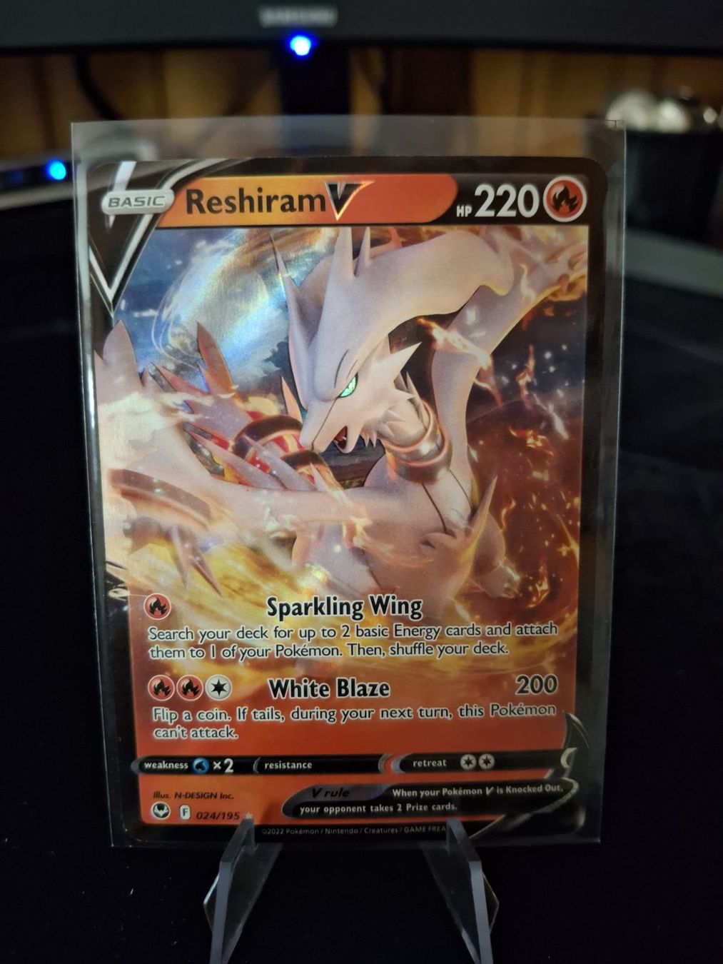 Pokémon Carte collezionabili: Pokemon - Reshiram V - SIT - 024/195 - EN – Nuovo (secondo la descrizione) da Trub venduto da PM94
