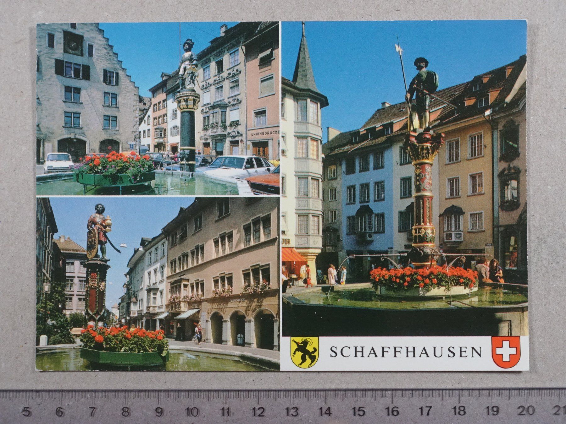 Cartoline postali: Schaffhausen, 1983 – Usato da Lenzburg venduto da fh1