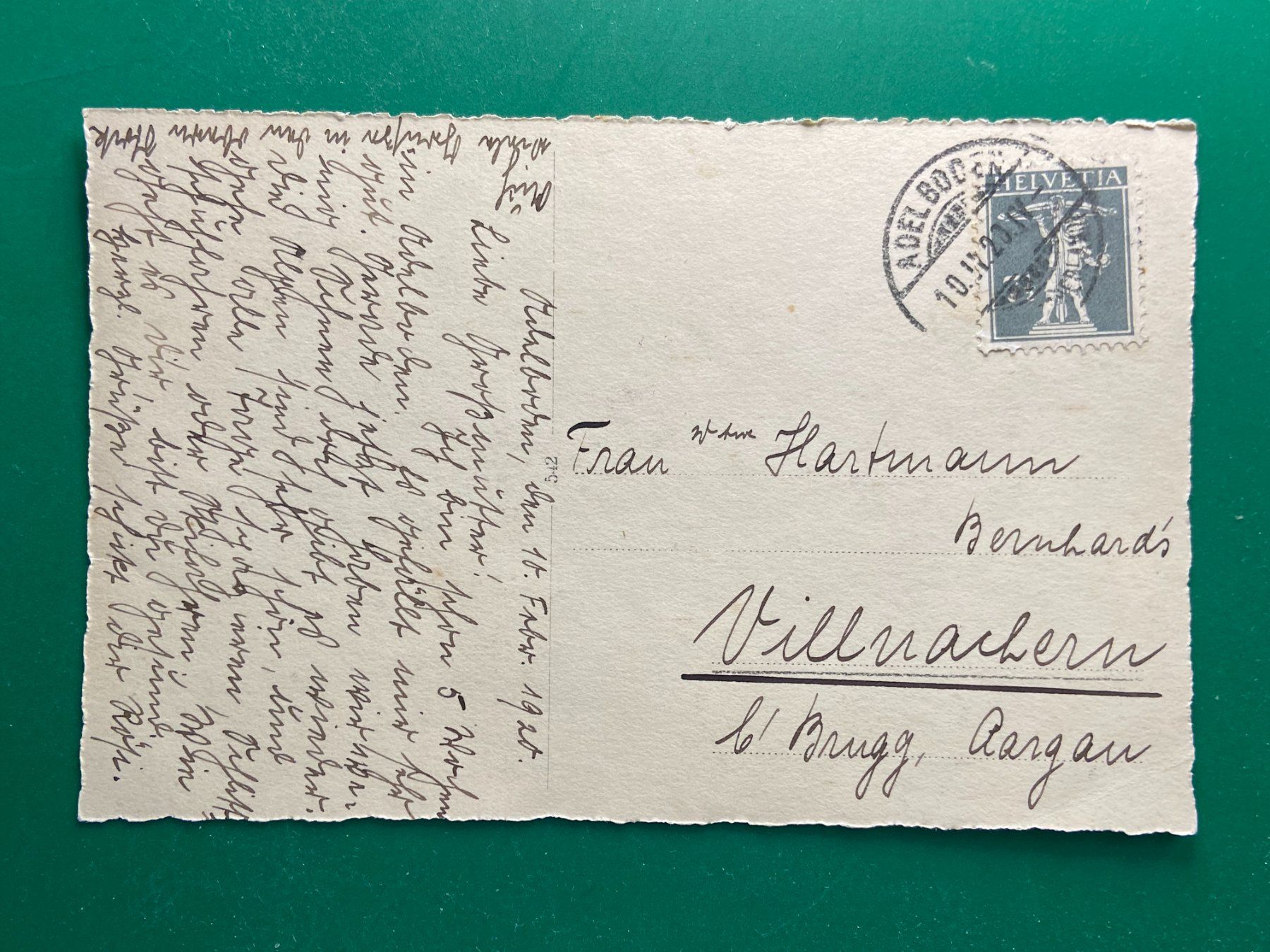 Cartoline postali: Adelboden 1920 – Usato da Steg VS venduto da danwer74 1