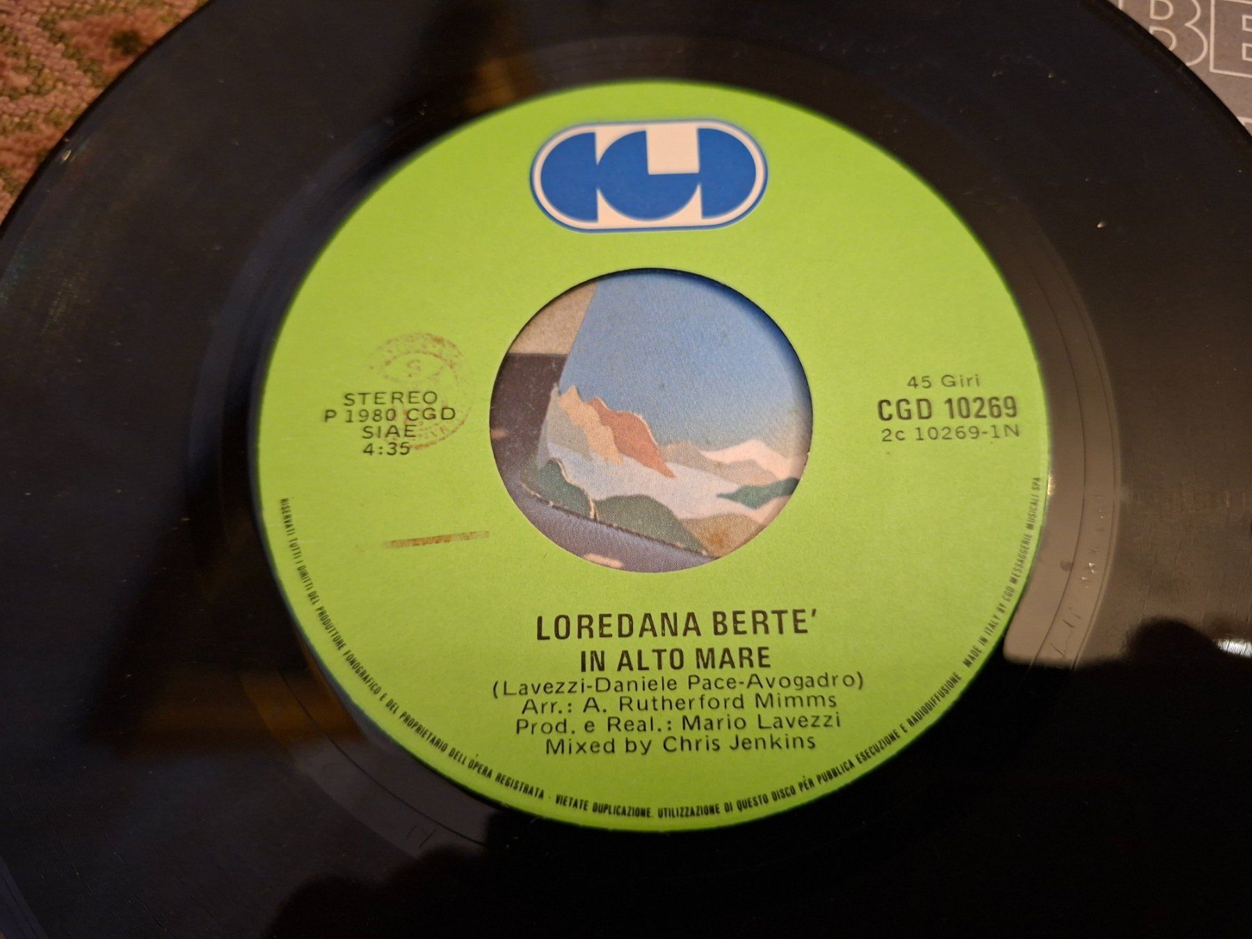 Dischi in vinile: Italy Disco 7" - Loredan Berte -  In Alto Mare – Usato da Bernex venduto da Wannabehasbeen01 4