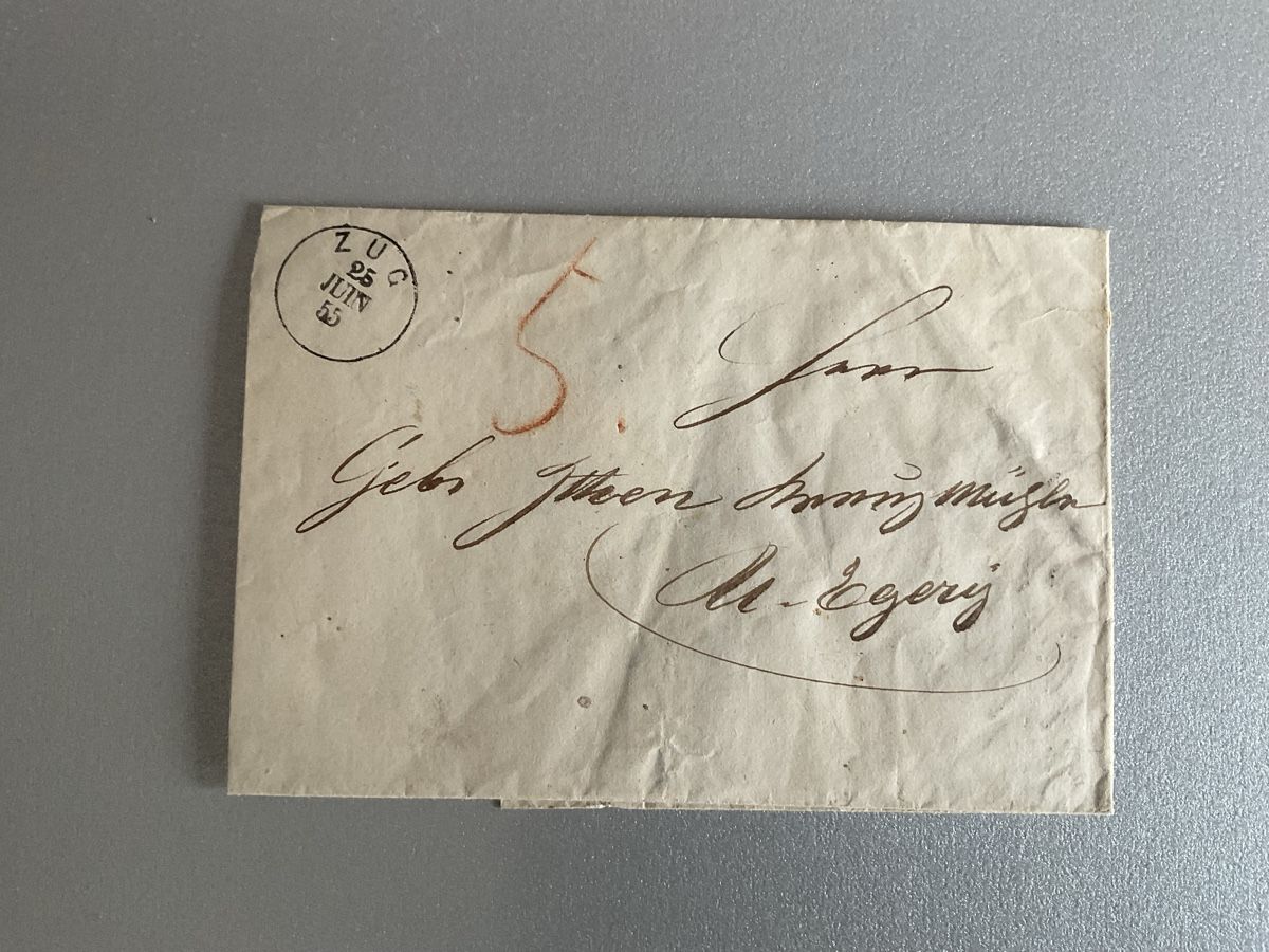 Timbri: Zugerfingerhutstempel – Usato da Steinhausen venduto da Leo.1957