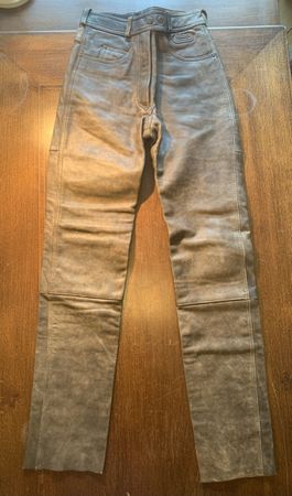 Lederhose Motorradhose Damen