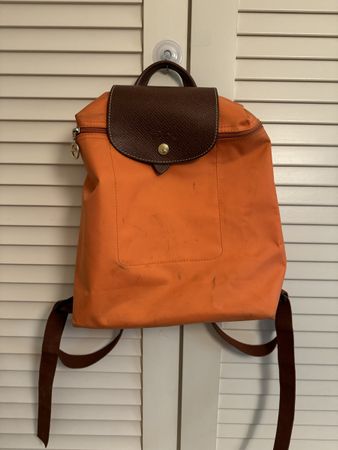 Longchamp Backpack in Orange 
