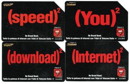 4 Telefonkarten Italien PF-1415 - 1418 BBB