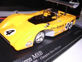 Minichamps 1/43 McLaren M8B (B. McLaren) CanAm Champion 1969