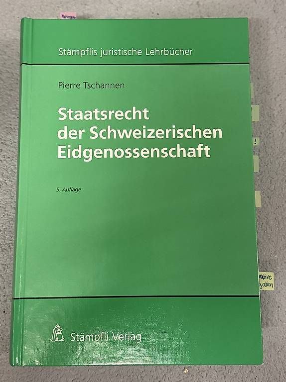 Bücher: Staatsrecht der Schweizerischen Eidgenossenschaft – Gebraucht aus Engelberg von alisha_02