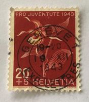 PRO JUVENTUTE  BRIEFMARKEN GESTEMPELT   