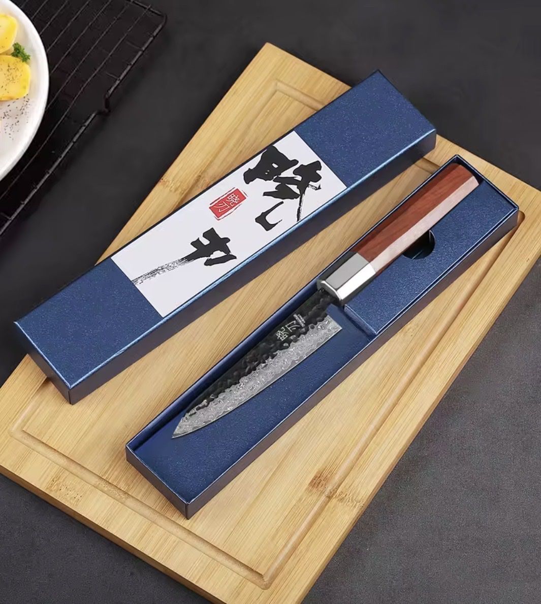 Coltelli da cucina: Damastmesser – Nuovo (secondo la descrizione) da Arbon venduto da clothes187