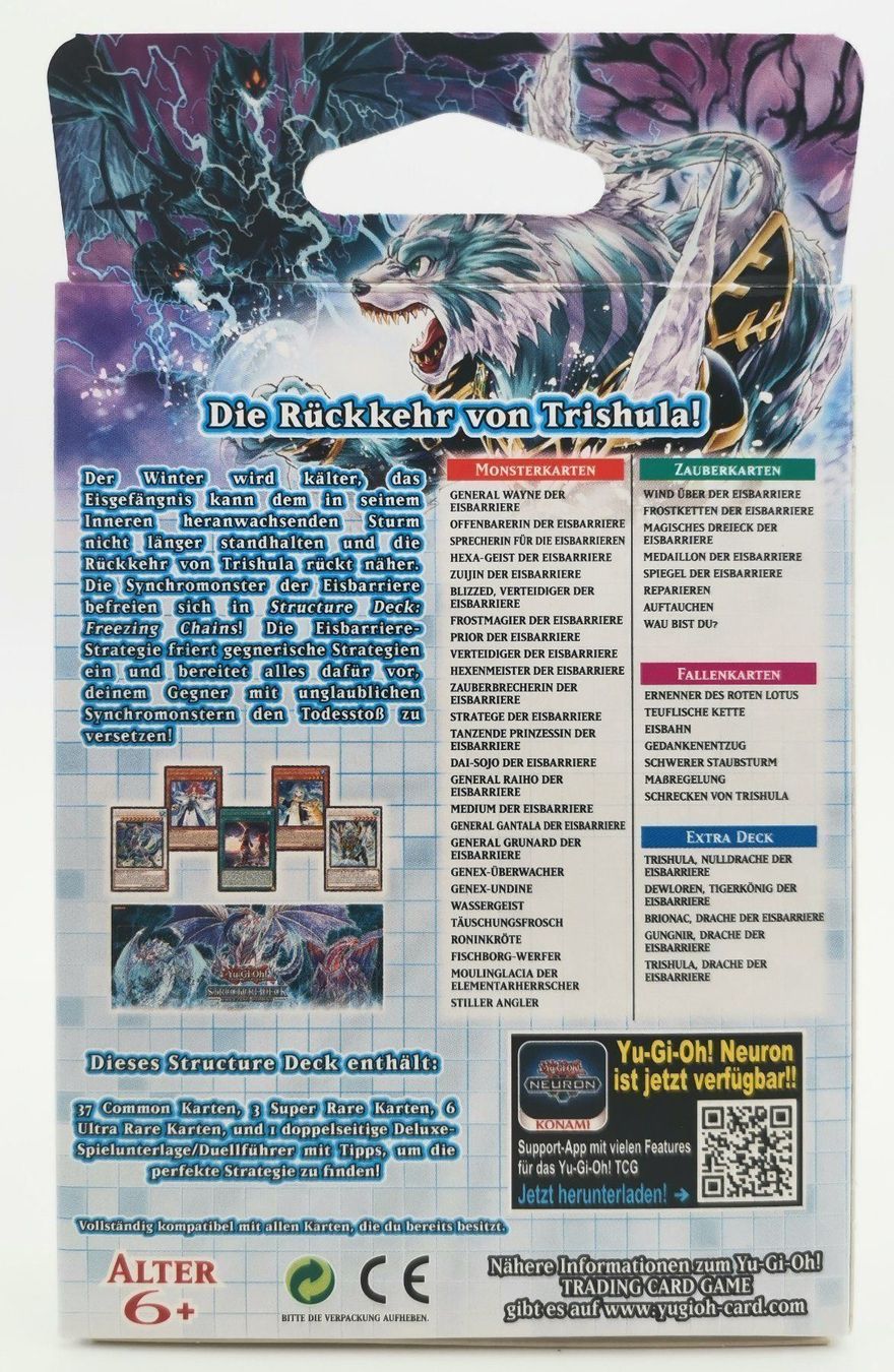 Cartoline: Yu-Gi-Oh Struct-Deck Freezing Chains DE – Nuovo e nell'imballaggio originale da Niederglatt ZH venduto da RetroBros 1