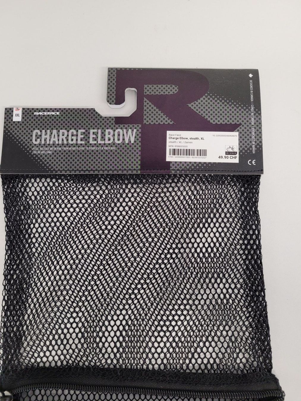 Race Face Protezioni & Imbottiture: Race Face  Charge Elbow, stealth, XL – Nuovo e nell'imballaggio originale da Giswil venduto da mai_k7x7 1