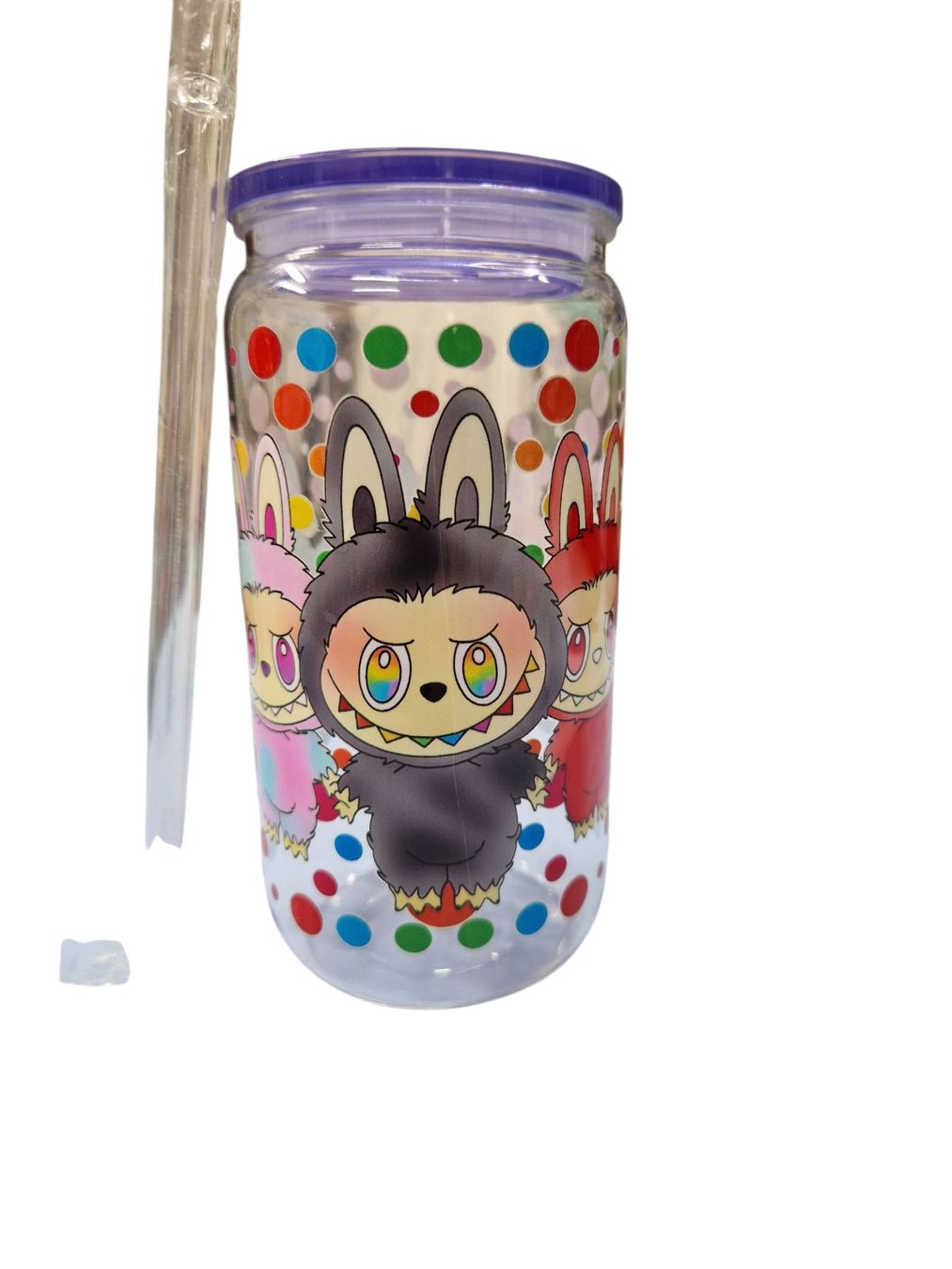 Bicchieri: Labubu Verre avec paille modèle au choix – Nuovo e nell'imballaggio originale da St-Imier venduto da goodber 1