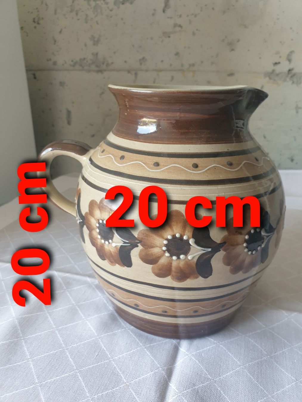Caraffe: Pichet en grès – Usato da Vauderens venduto da sylvieswiss 2