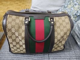 Gucci Boston Bag, Top Zustand, Canvas, Klassiker!