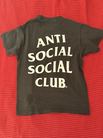T-Shirt Anti Social Social Club schwarz Grösse S guter Zusta