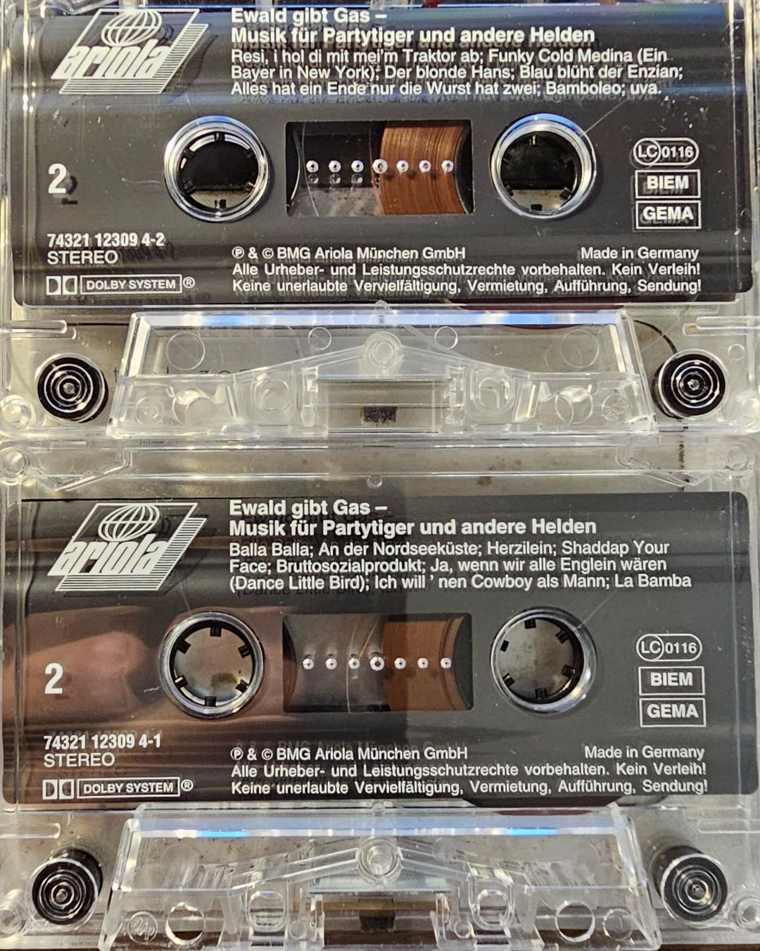 Cassettes audio: MC - Ewald gibt Gas – D'occasion à Wahlen b. Laufen par Cg10 3