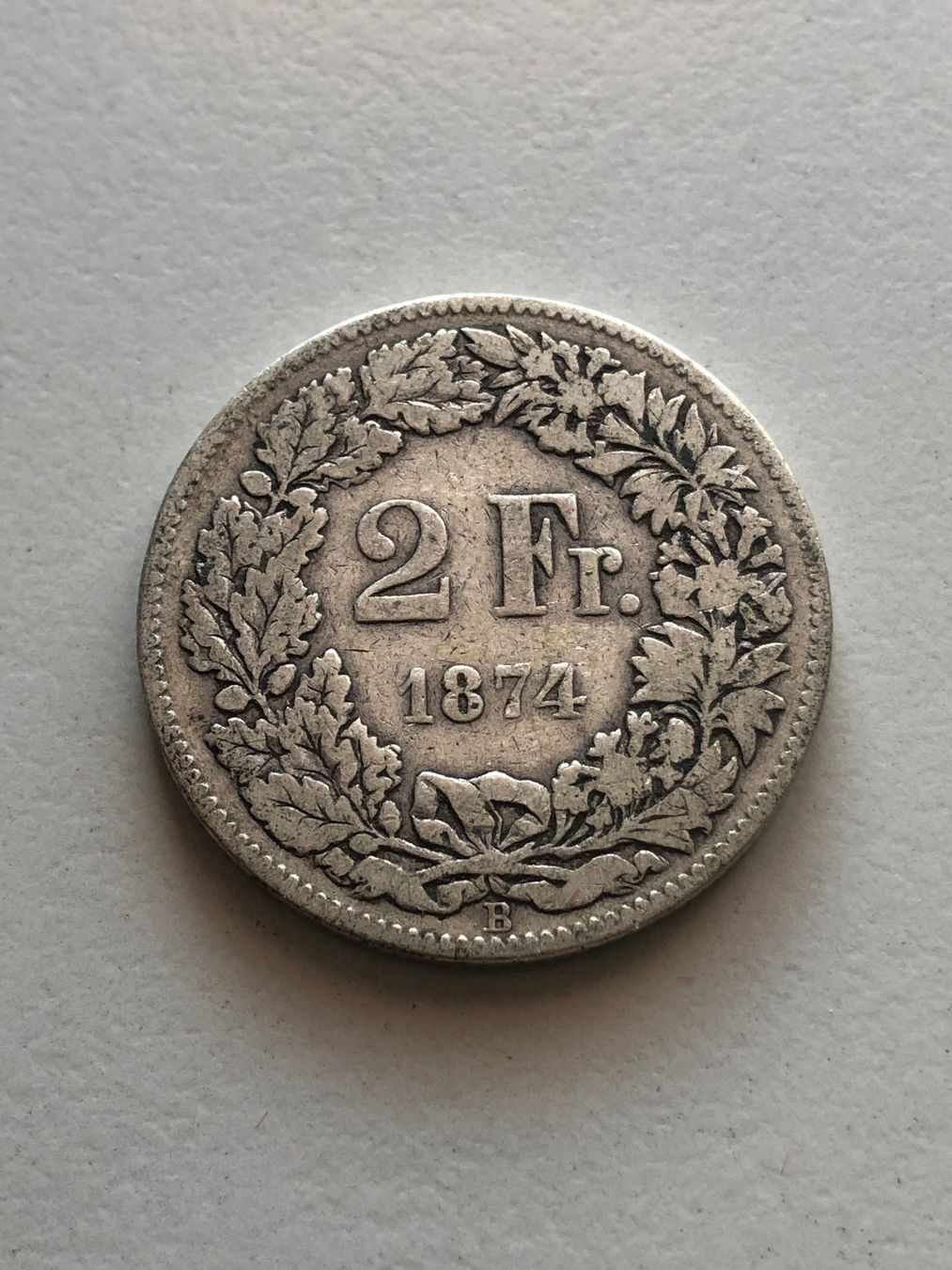 Tutti le monete: 2 Fr. 1874 – Usato da Schötz venduto da Odpa