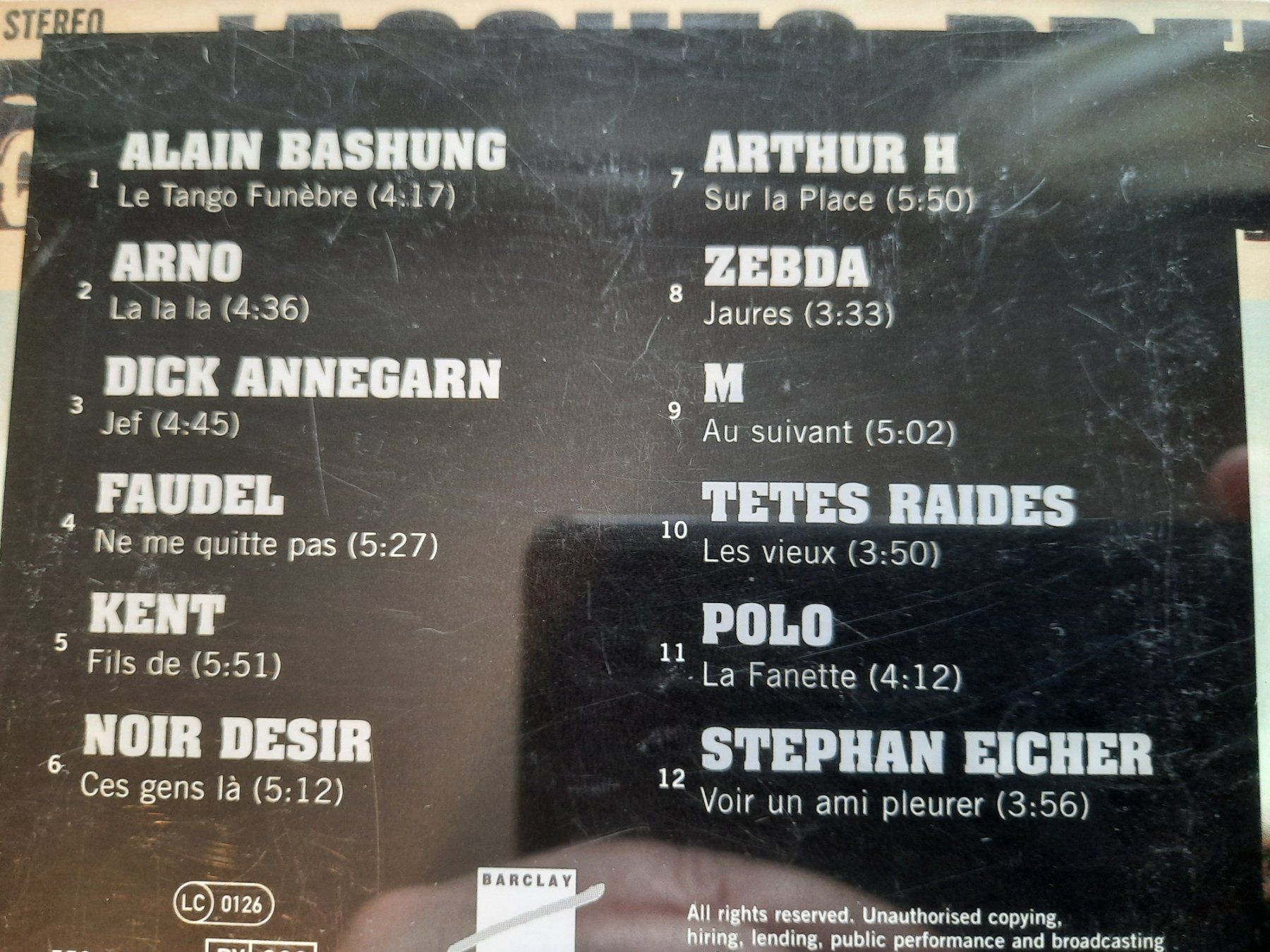 CDs: CD Hommage à Jacques Brel (Compilation) – Gebraucht aus Pully von bro_n52j 2