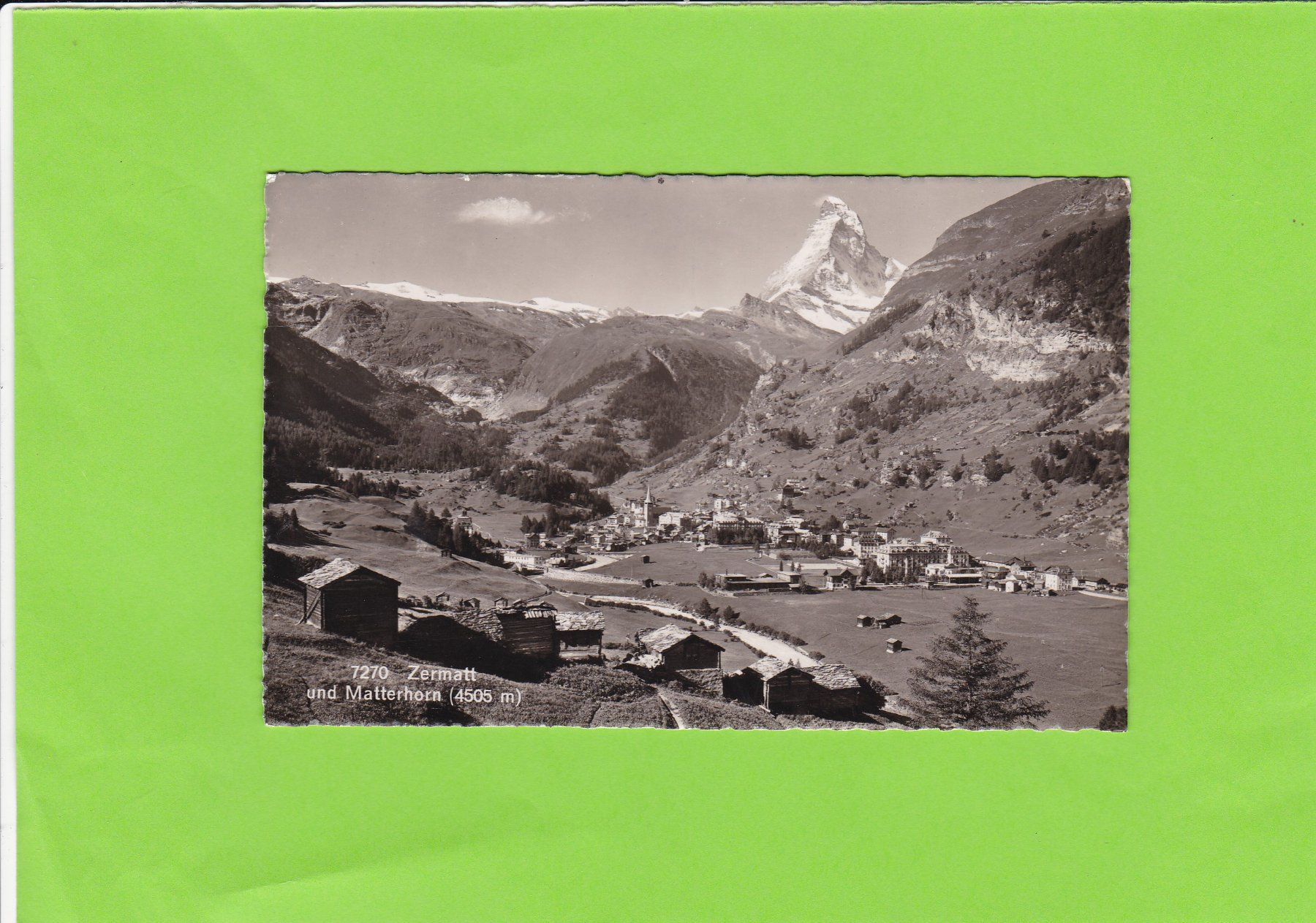 Ansichtskarten: Zermatt-Matterhorn – Gebraucht aus St. Peterzell von neckertal