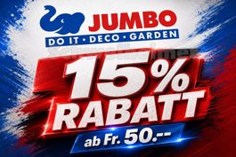 Jumbo: 15% Rabatt auf alles inkl Sonderangebote