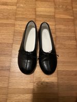 Ballerinas Damen Schwarz Leder Grösse 38.5 neu