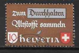 Abart 254.2.02 Durchhalten hell unterstrichen gestempelt