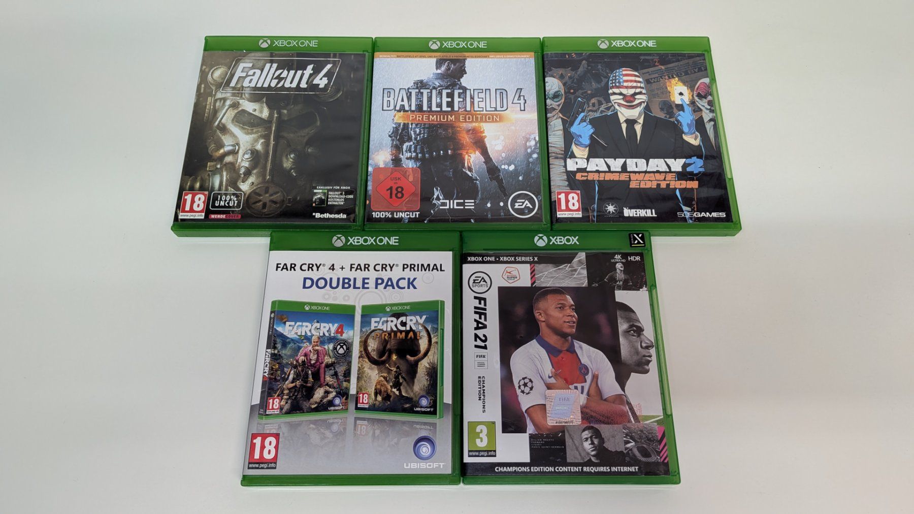 Microsoft Console: Microsoft Xbox One S mit Controller und 5 Games – Usato da Menziken venduto da mame18 2