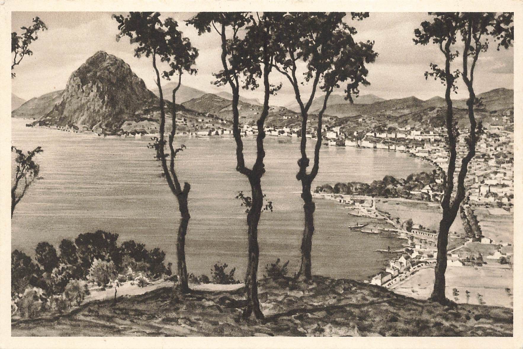 Cartoline postali: Lugano san salvatore G – Usato da Biasca venduto da Blenio71