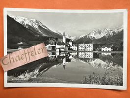 Alte Postkarte 1935 Fontana (Graubünden) mit Briefmarke 