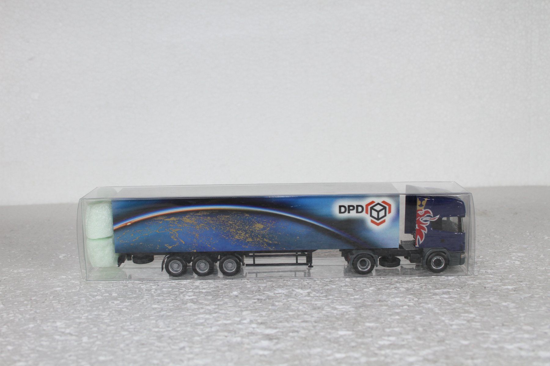 Herpa Modellautos: Herpa Scania 144L Sattelzug DPD – Gebraucht aus Triesen von cor_62ts