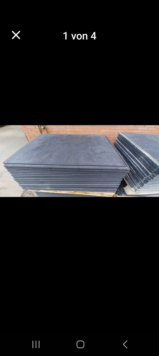 Rivestimenti per pavimenti: Gummimatten/ Lastplatten – Nuovo (secondo la descrizione) da Mellingen venduto da Roat 1