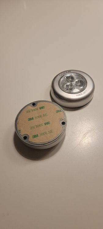Osram Lampade: 36x Osram Dot-it Leuchten, Klebeleuchten, warmweiss – Nuovo (secondo la descrizione) da Cham venduto da Mako8352 1
